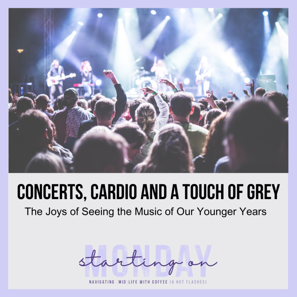 Concerts cardio and a touch of grey
